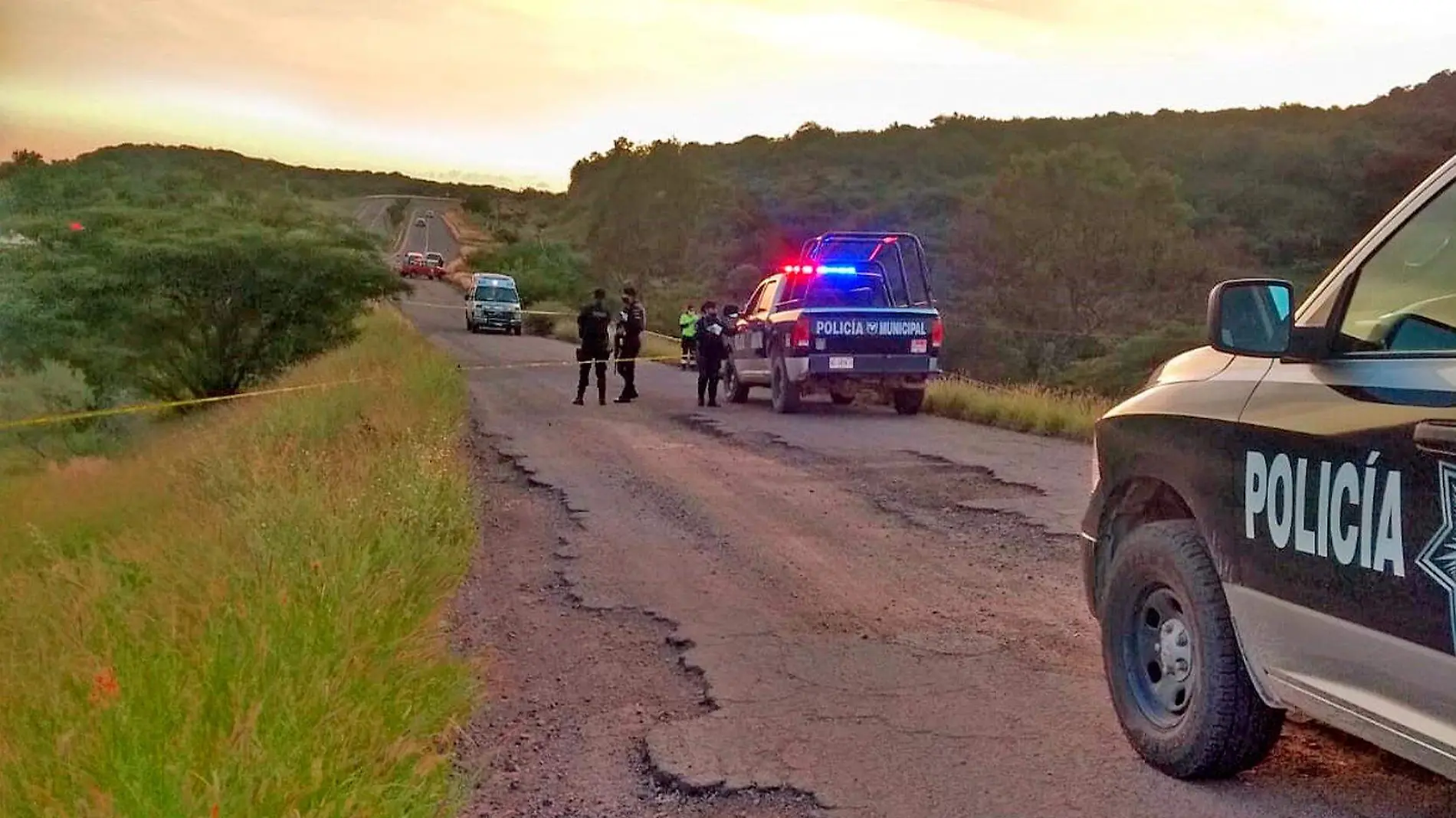 patrulla en carretera a las cebolletas